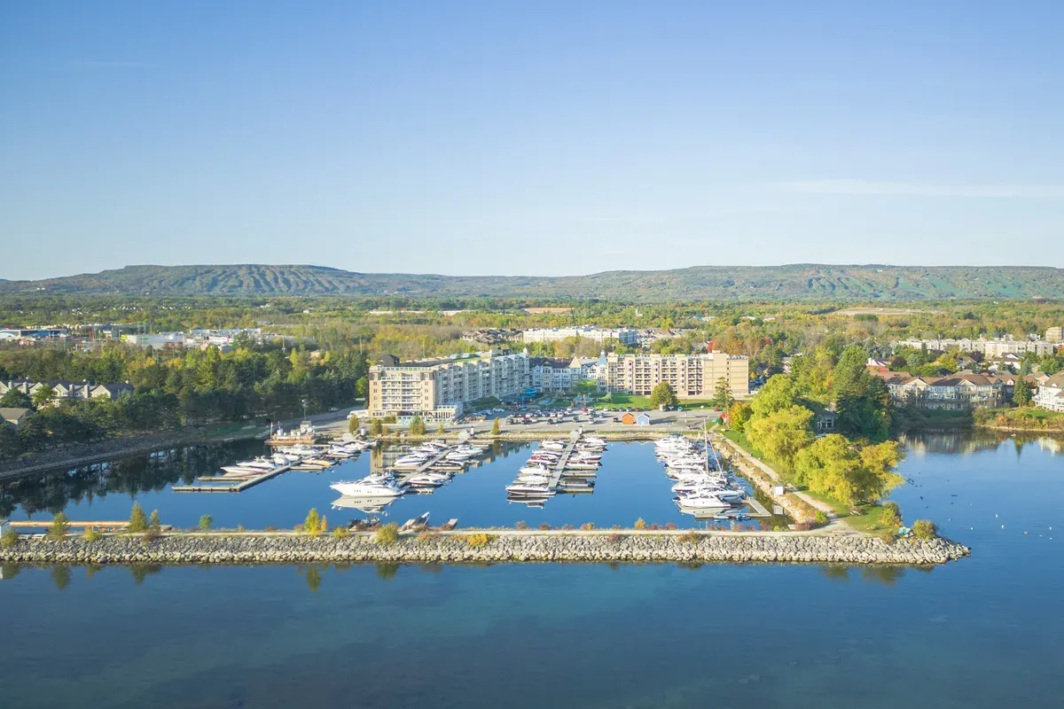 Living Water Resort & Spa waterfront location