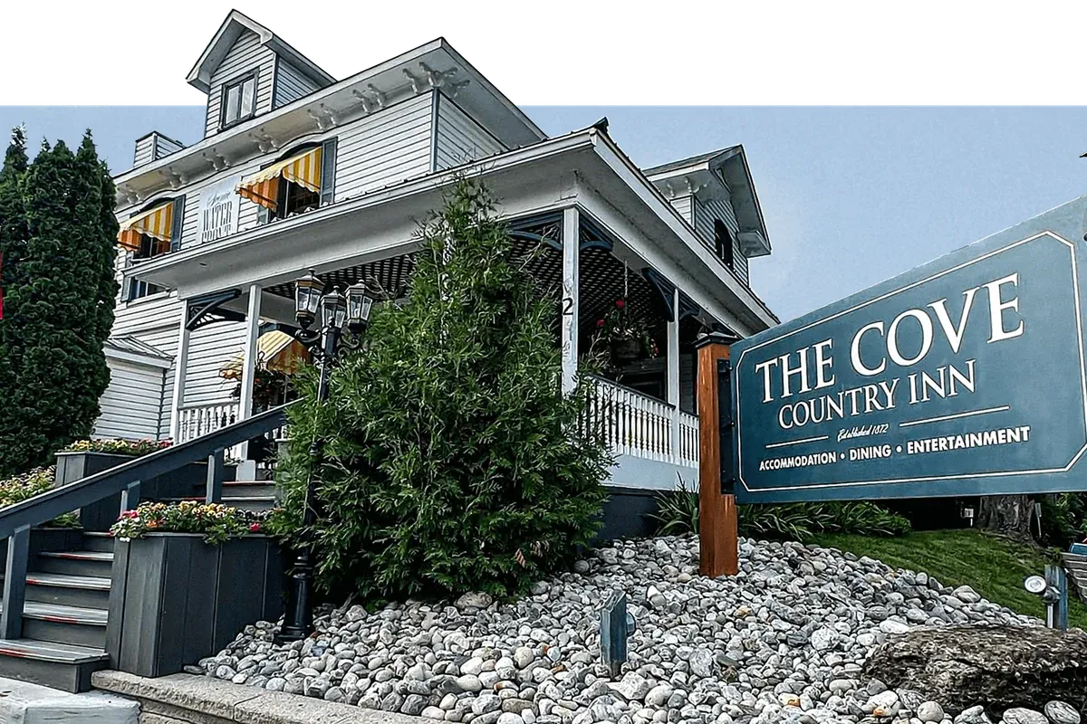 The Cove Inn waterfront location
